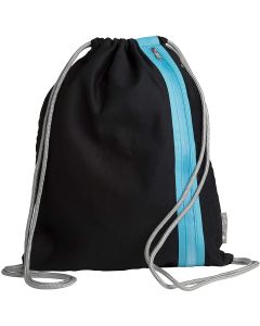 Sac de sport avec cordon - Noir/Bleu PAGNA Go Image