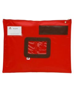 Photo Sac navette avec zip - 420 x 320 mm - Rouge ALBA Image