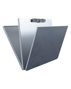Photo Porte-bloc pour formulaires et feuilles - A4 paysage - Aluminium : SAUNDERS