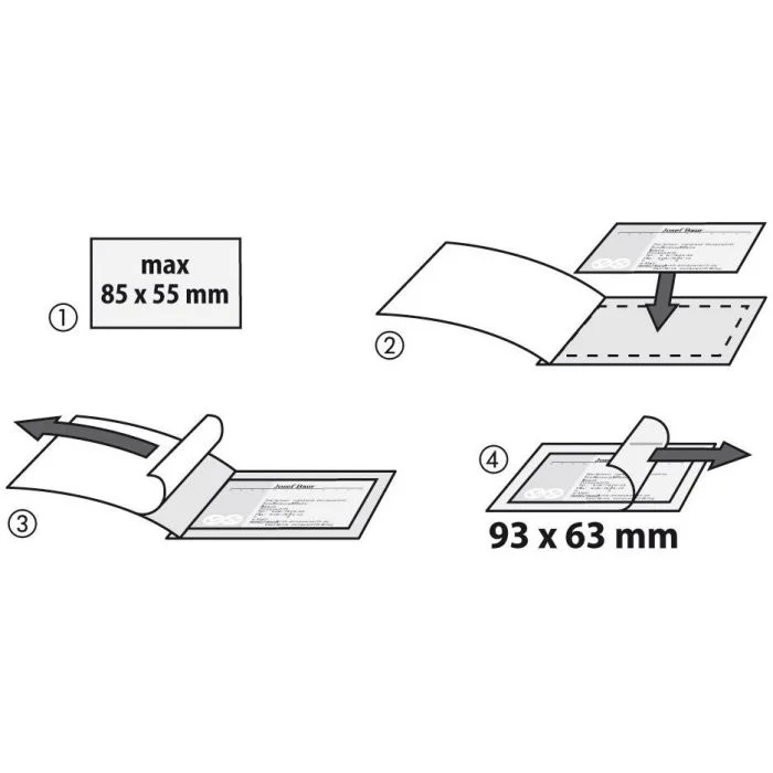 Immuson Lot De 200 Pochettes De Plastification Thermique 8,9 X 11,4